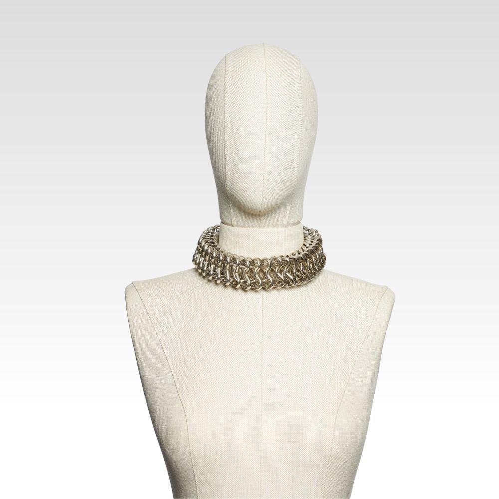 Ekstra Kalın Zincirli Choker Kolye