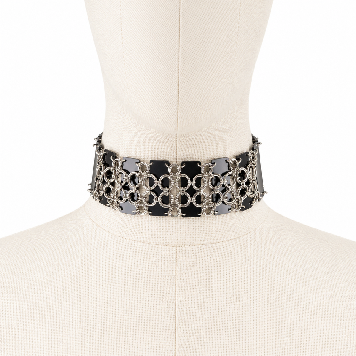 Akrilik Zırh Choker — BETWEEN Koleksiyonu · DJE051