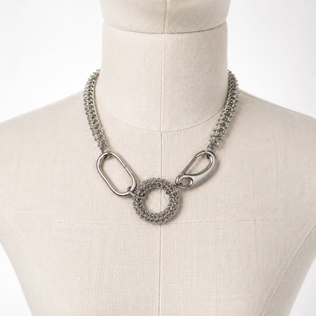 O-Ring Örgü Zırh Kolye