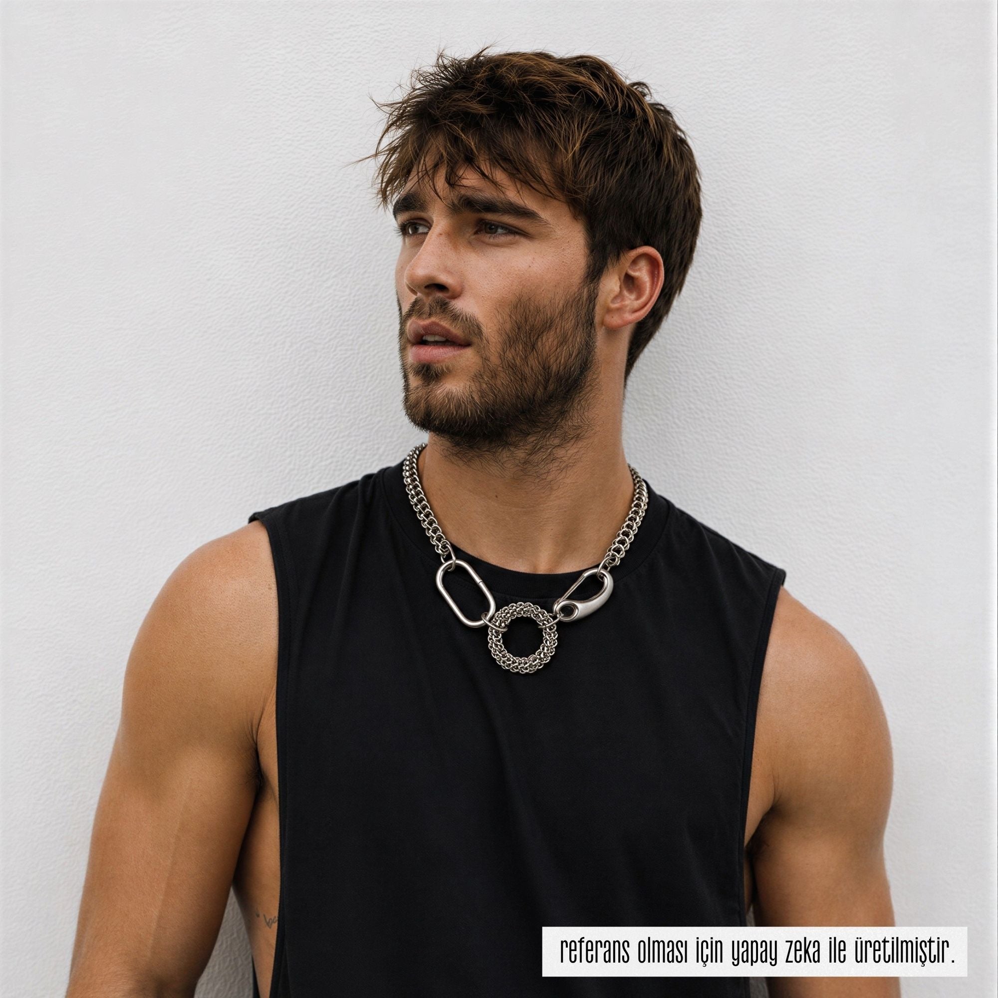 O-Ring Örgü Zırh Kolye